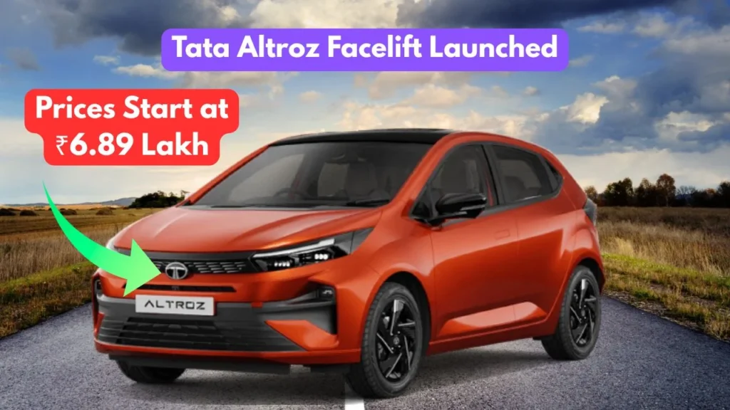 Tata Altroz Facelift Launched: Prices Start at ₹6.89 Lakh, Bookings from June 2